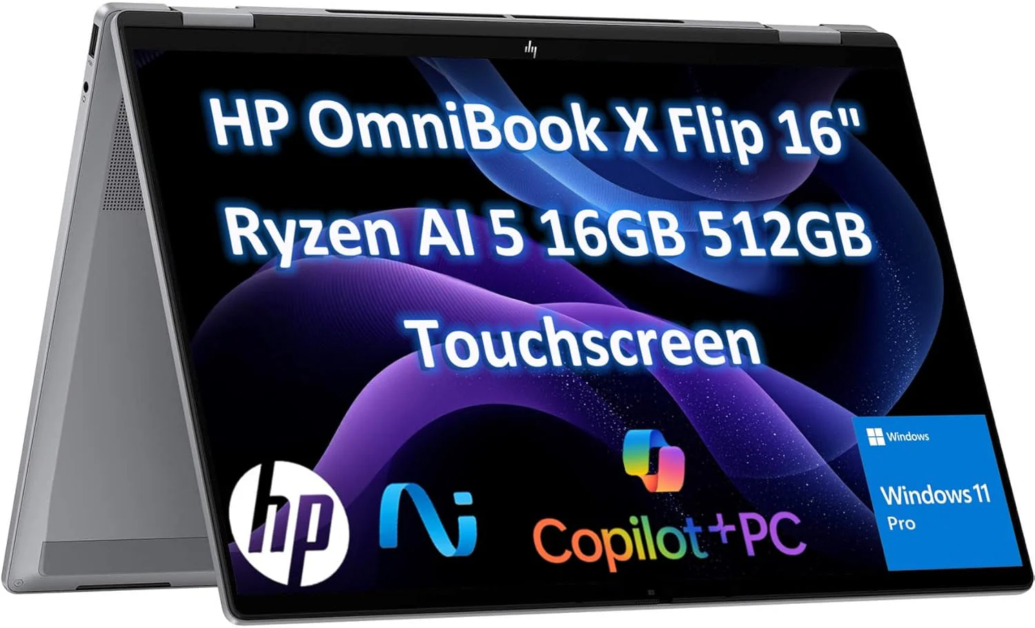 2025 HP OmniBook X Flip (Next Gen Envy x360) 2 in 1 Touchscreen Laptop (16