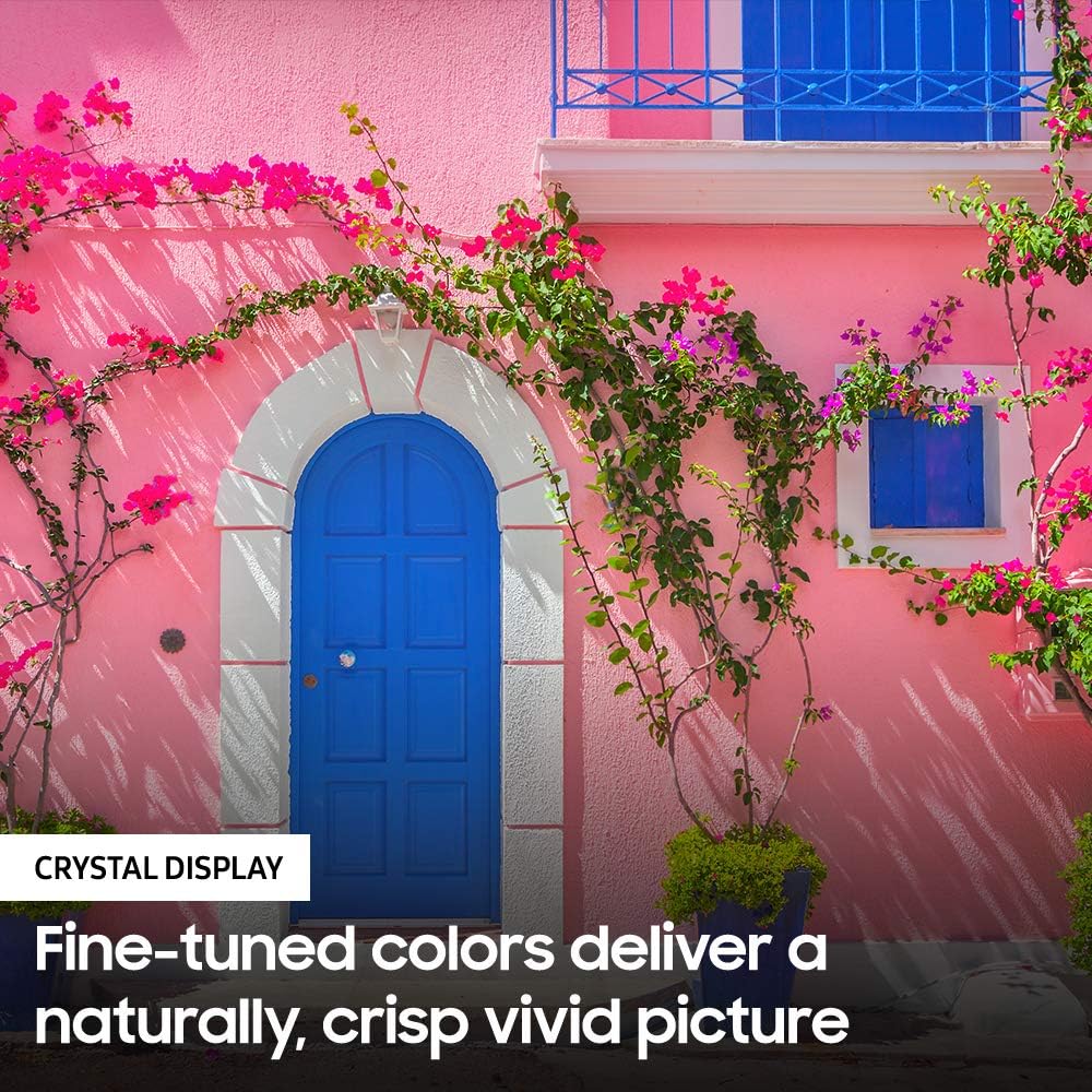 SAMSUNG 65-inch Class Crystal UHD TU-8000 Series - 4K UHD HDR Smart TV with Alexa Built-in (UN65TU8000FXZAl)