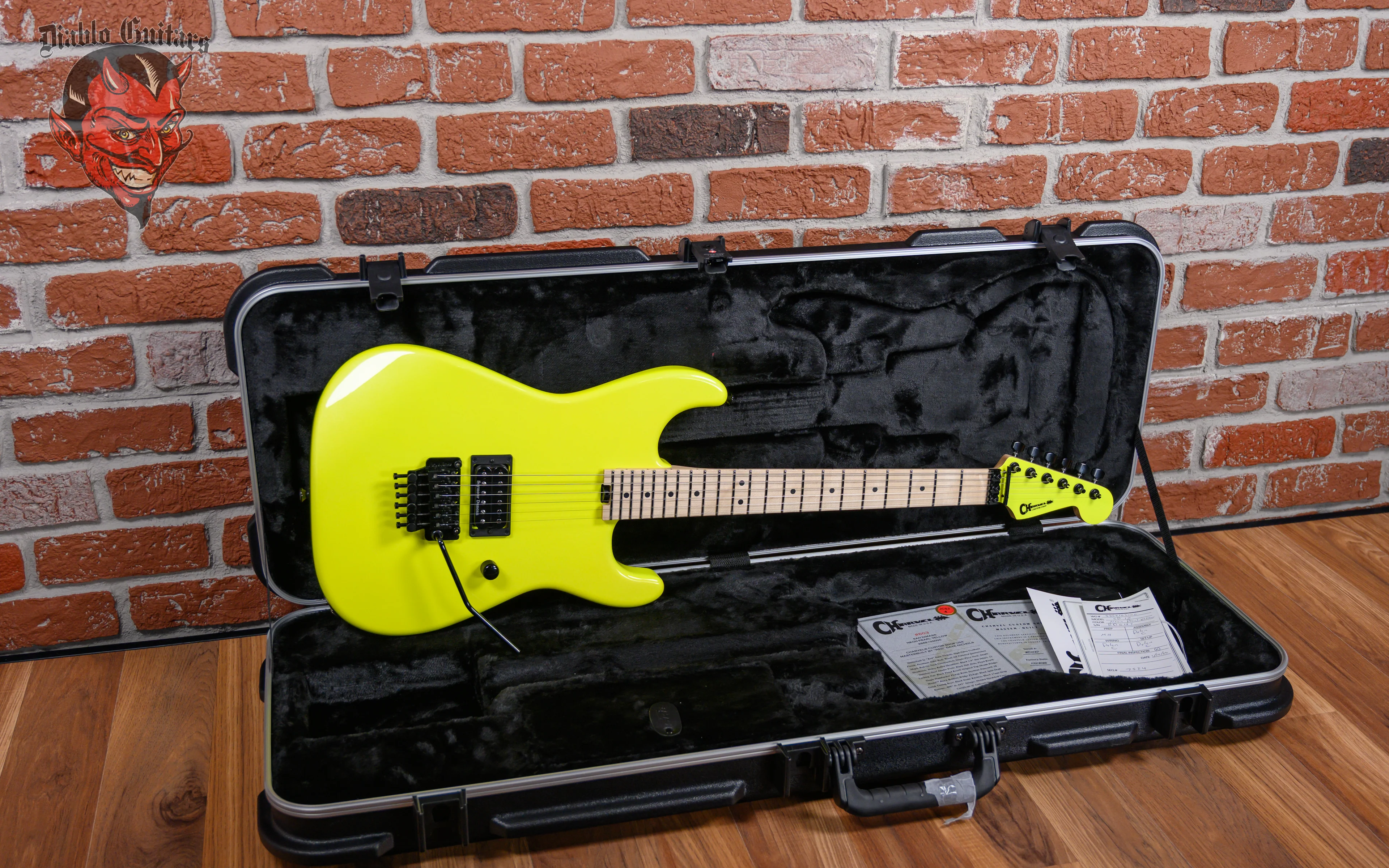Charvel USA Custom Shop San Dimas Namm Edition #603 Master Built by ��Red�� Dave Nichols Neon Pearl Yellow 2025 w/OHSC