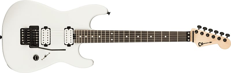 Charvel Jim Root Signature Pro-Mod San Dimas Style 1 HH FR E Satin White 2022 w/ Softshell Case