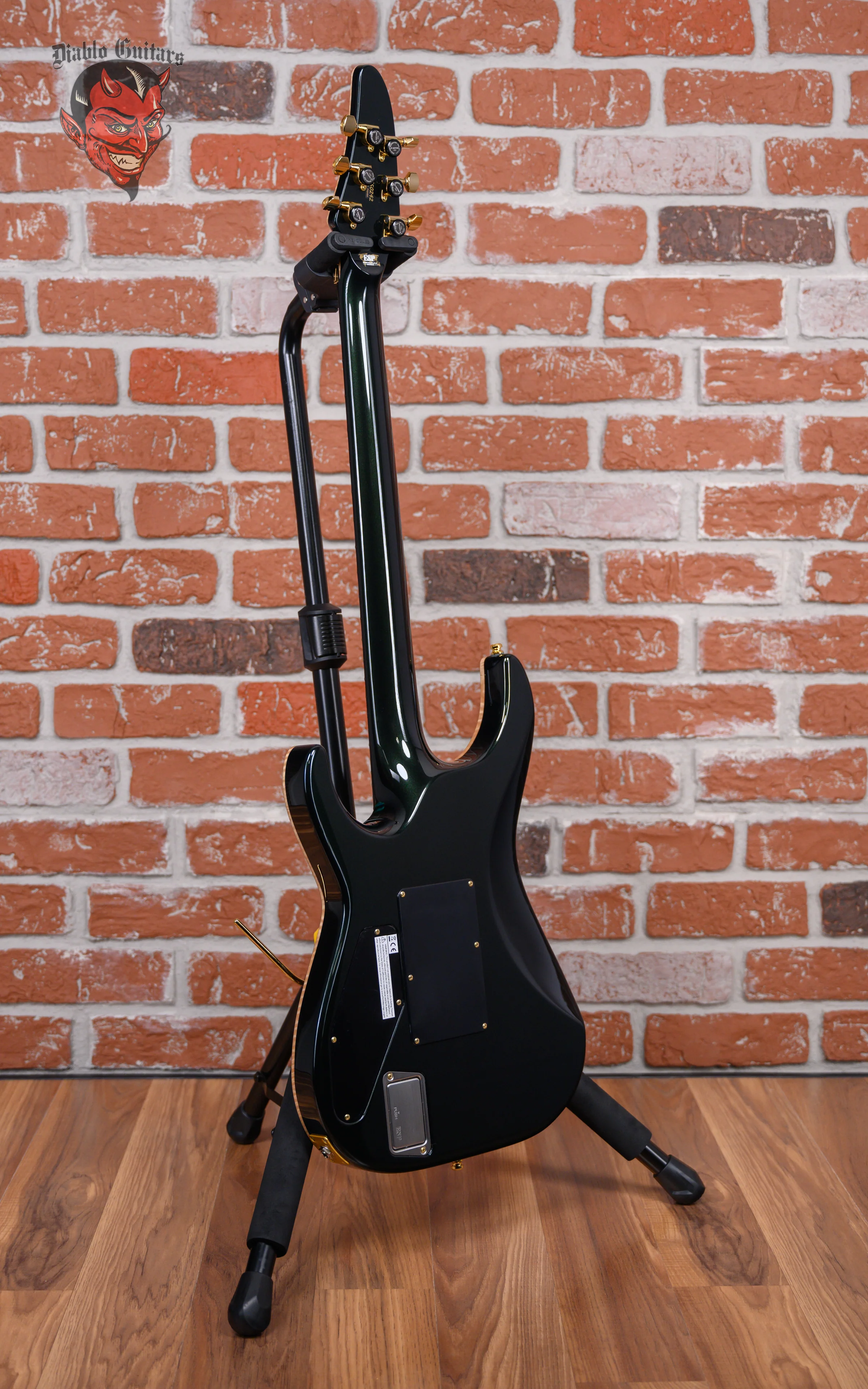 ESP Custom Shop Horizon CTM FR/FM Flamed Maple Top Turquoise Green Teardrop Sunburst 2024 w/OHSC