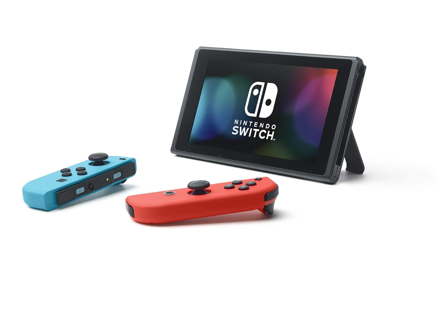 Nintendo Switch – OLED Model w/Neon Red & Neon Blue Joy-Con