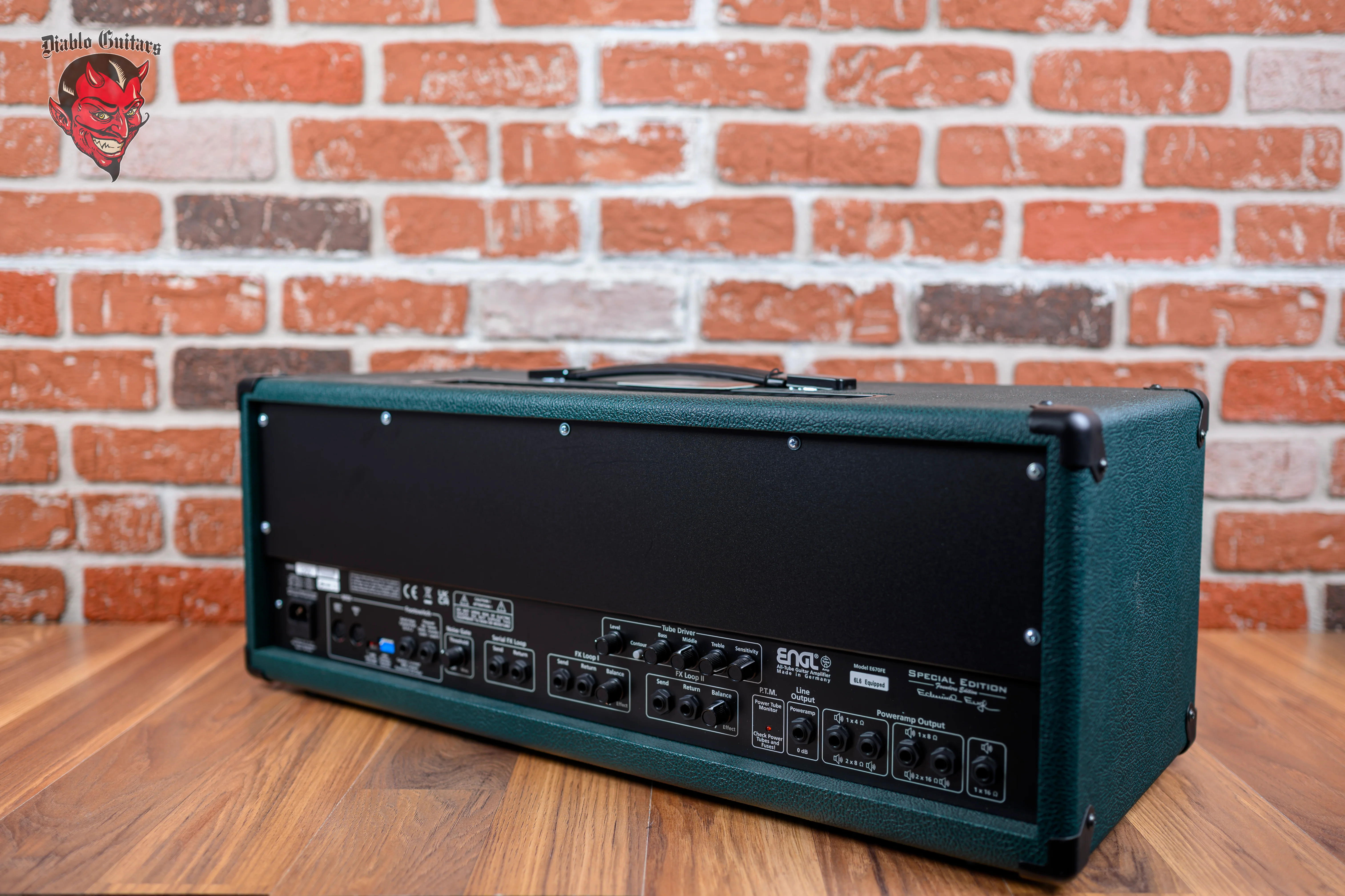 Engl Custom Shop Special Edition Founders Edition E670FE 5-Channel 100-watt all Tube Head with 6L6 Tubes Green Bronco