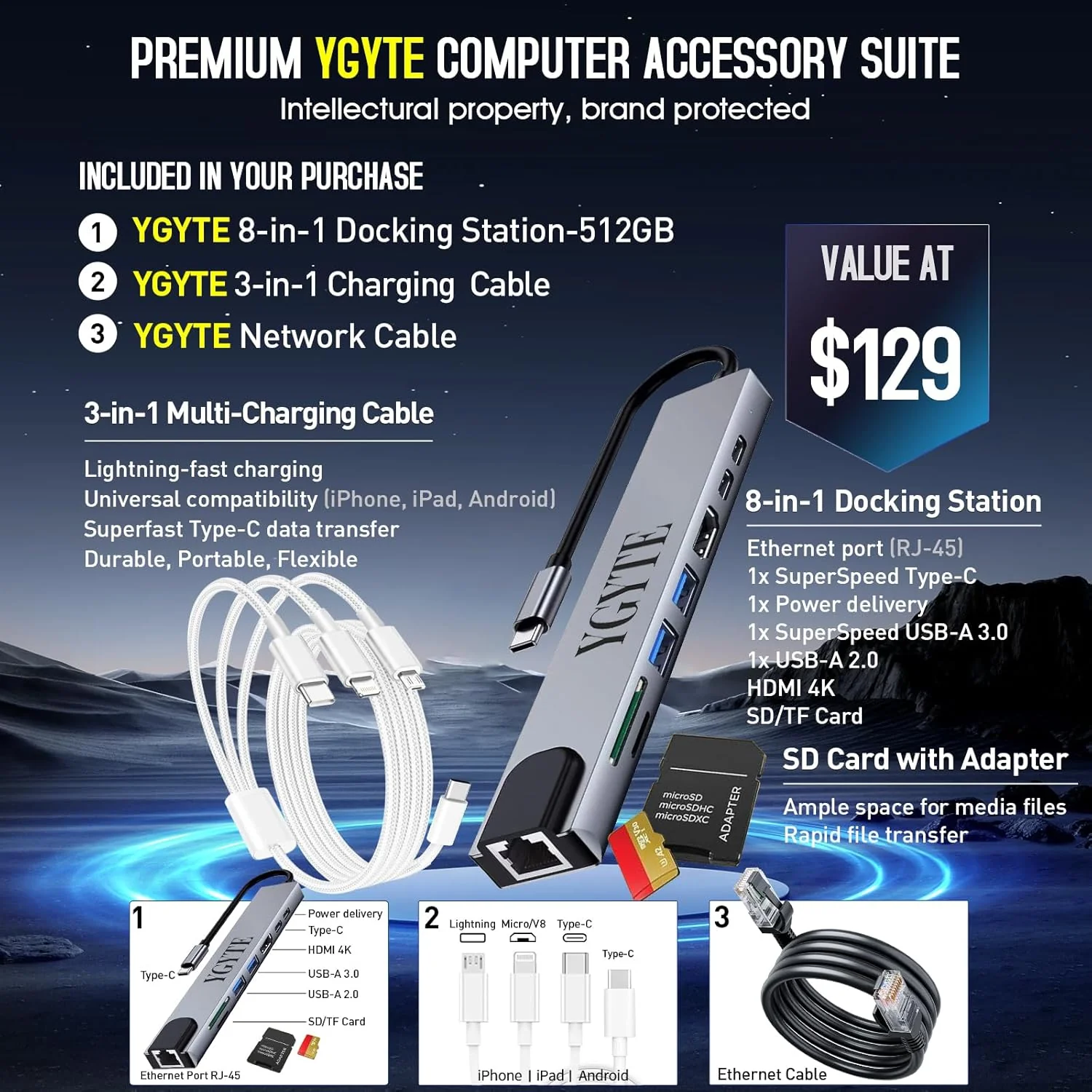 HP 17 Touchscreen Laptop Computer, 17.3