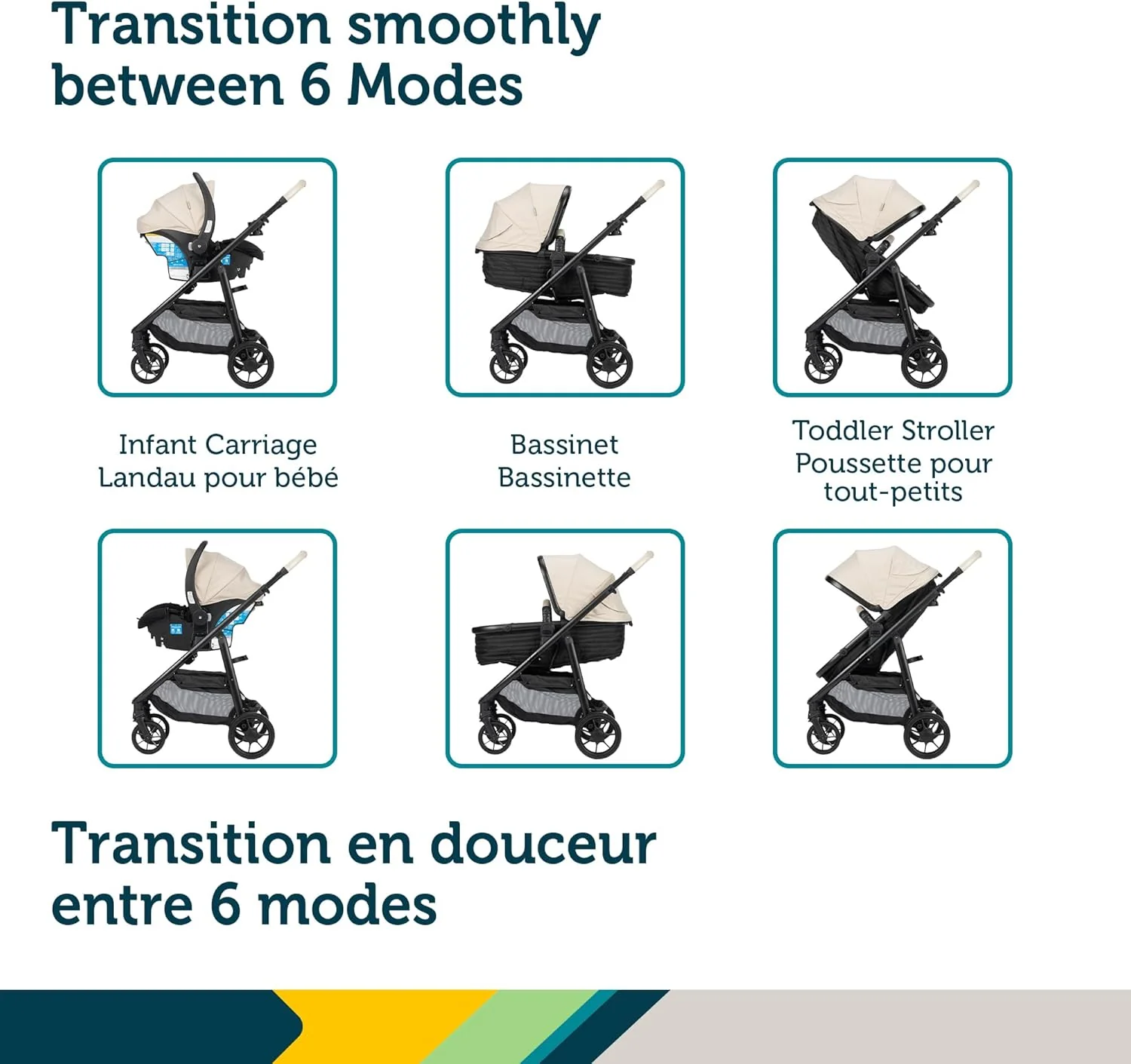 Safety 1st Raya Travel System Santorini Light