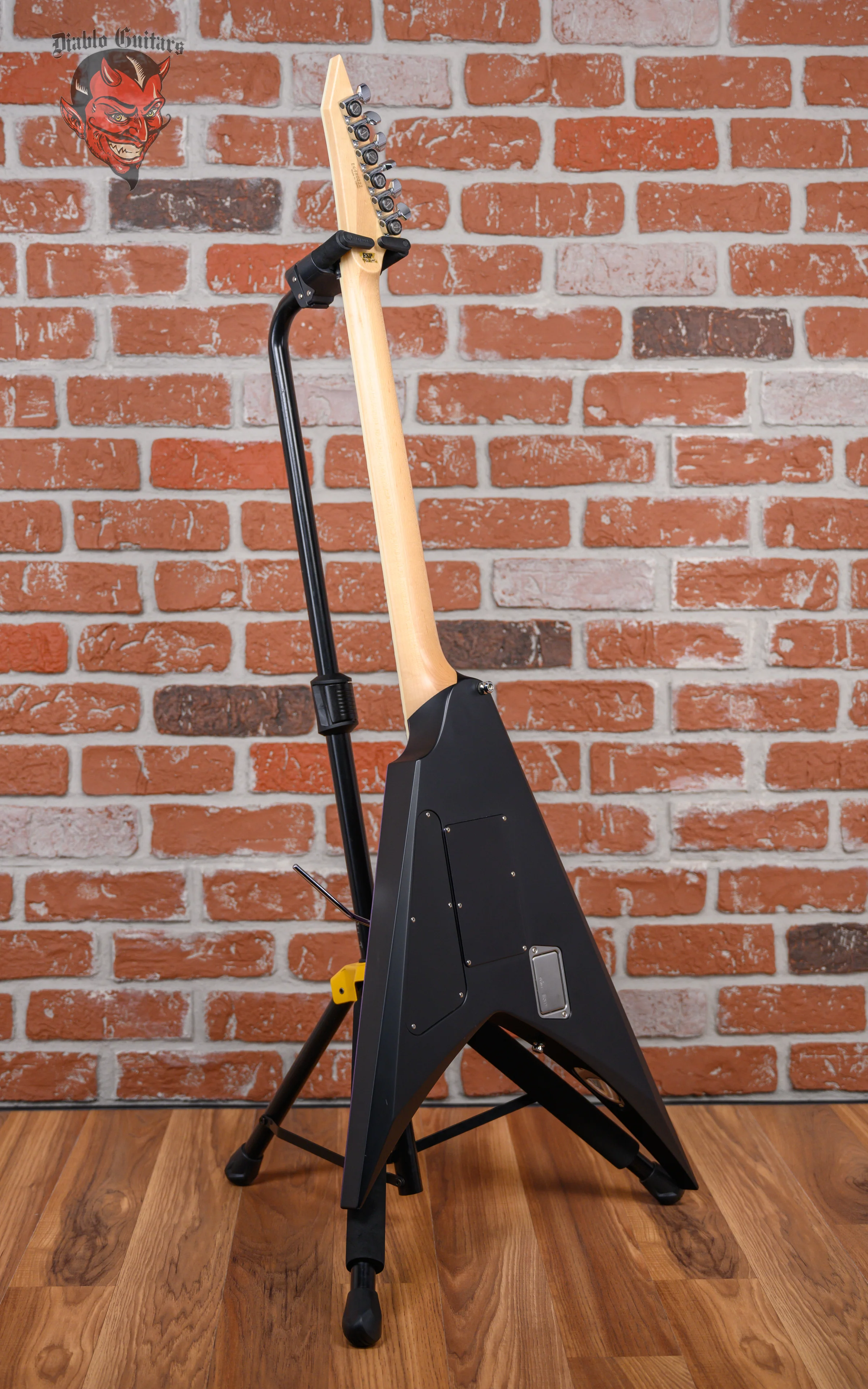 ESP Custom Shop Alexi Laiho Signature Purple Fade Satin w/ Ripped Pinstripes 2022 w/OHSC