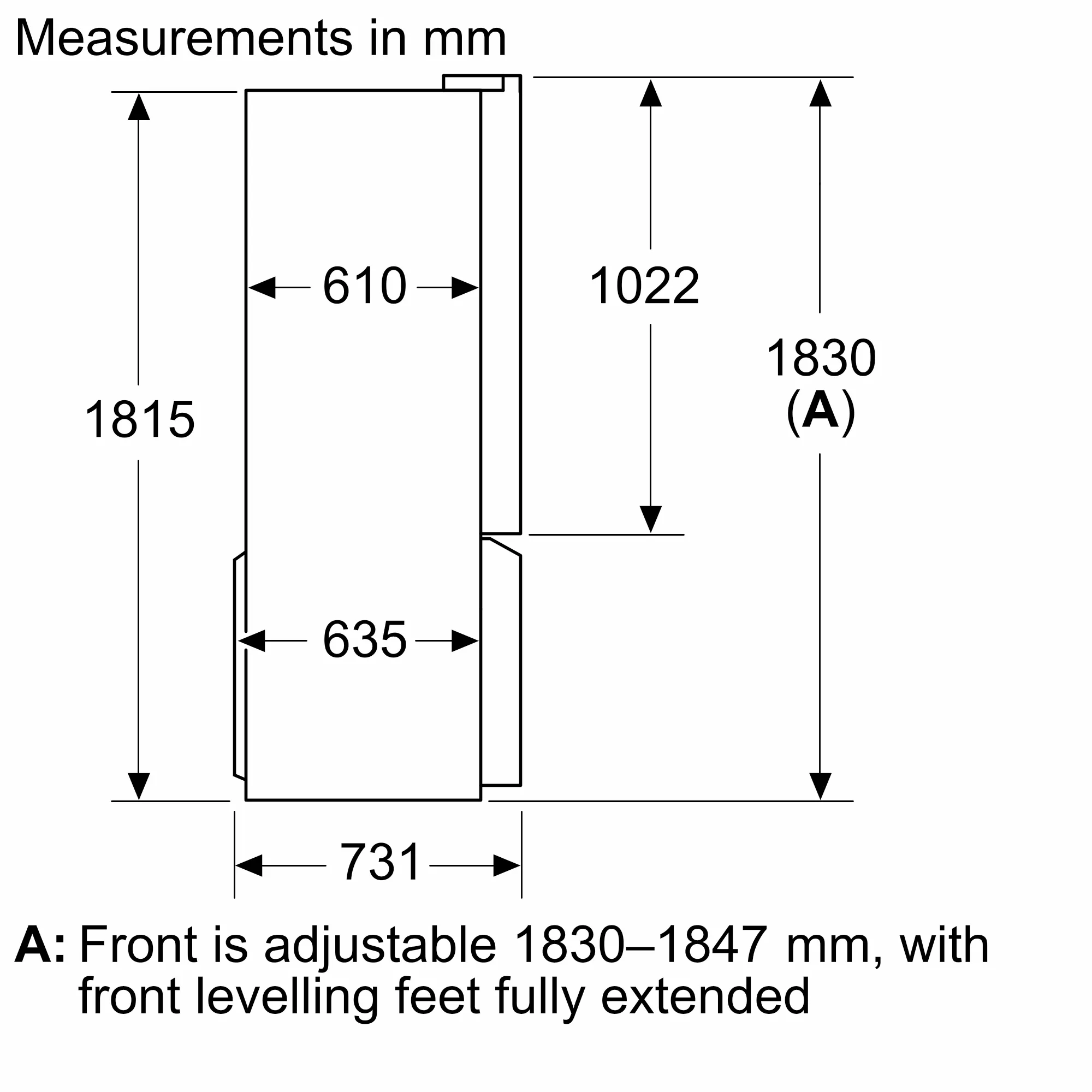 SIEMENS KF96DPXEA iQ700 French door bottom freezer, multi door 183 x 90.5 cm Brushed black steel antiFingerprint, Total noFrost