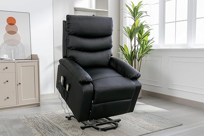 ASTAN HOGAR Relaxation Chair with Self-Help Function (Lifts People), Electric Reclining, Massage and Thermotherapy