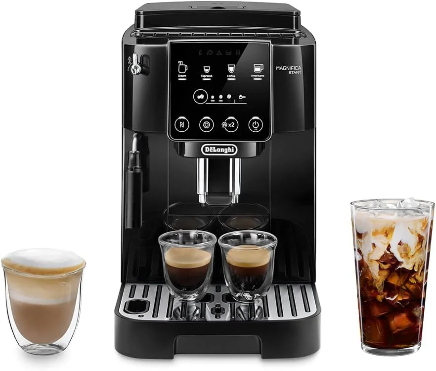Delonghi ECAM22022B Magnifica Start Automatic Espresso Machine (Renewed) Bundle with 2 YR CPS Enhanced Protection Pack