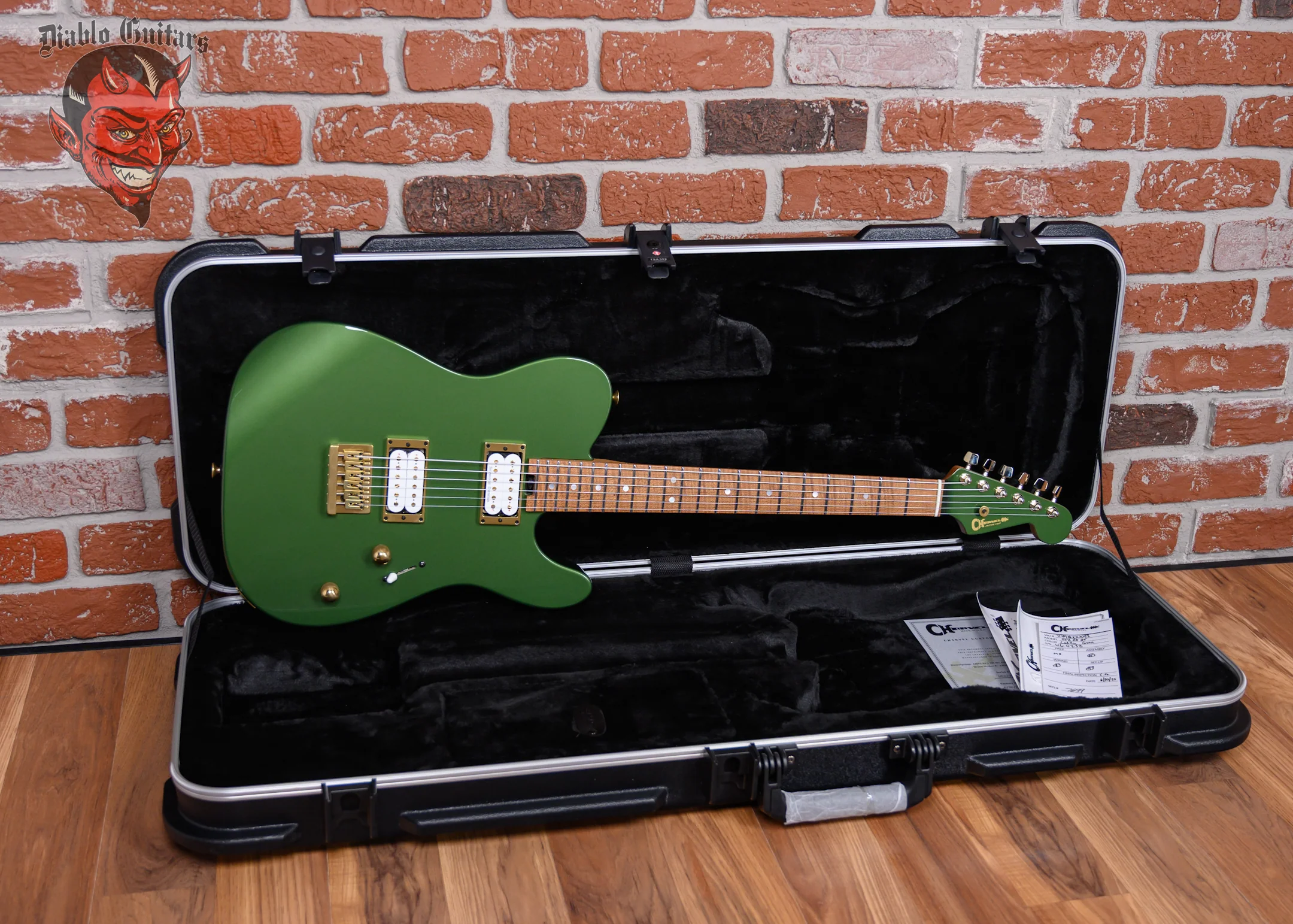 Charvel USA Custom Shop San Dimas Style 2 2H HT GHW Cadillac Green 2025 w/OHSC