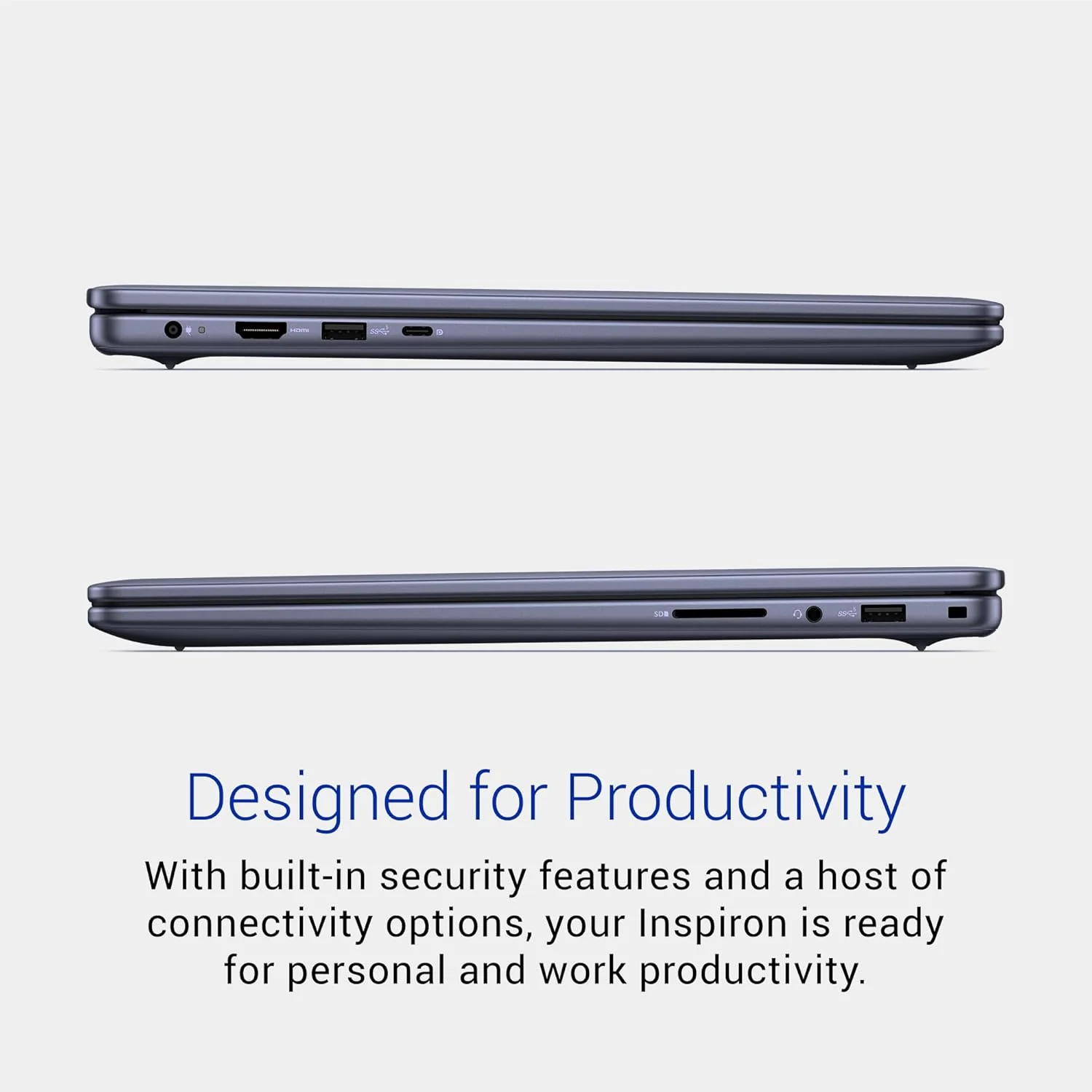 Dell Inspiron 16 5645 Laptop - 16.0 16:10 FHD+ (1920 x 1200) Display, AMD Ryzen 7-8840U, 16GB DDR5 RAM, 1TB SSD, AMD Radeon Graphics, Windows 11 Home, Onsite & Migrate Services - Midnight Blue