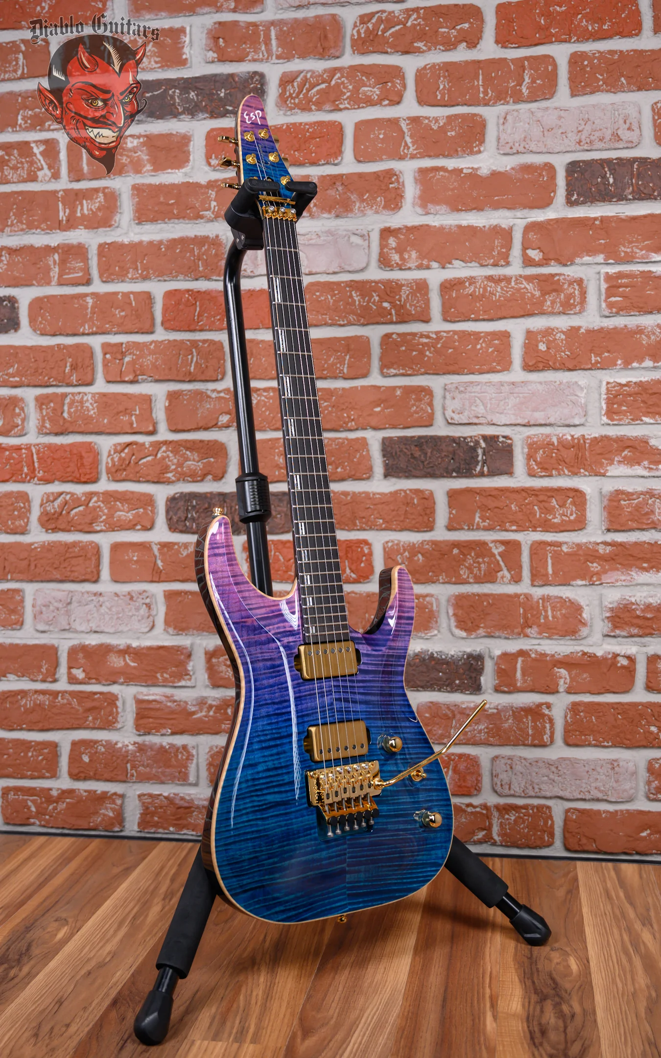 ESP Original Series Horizon-CTM FR/FM Flamed Maple Top See Thru Pink-Purple Gradation 2021 w/OHSC