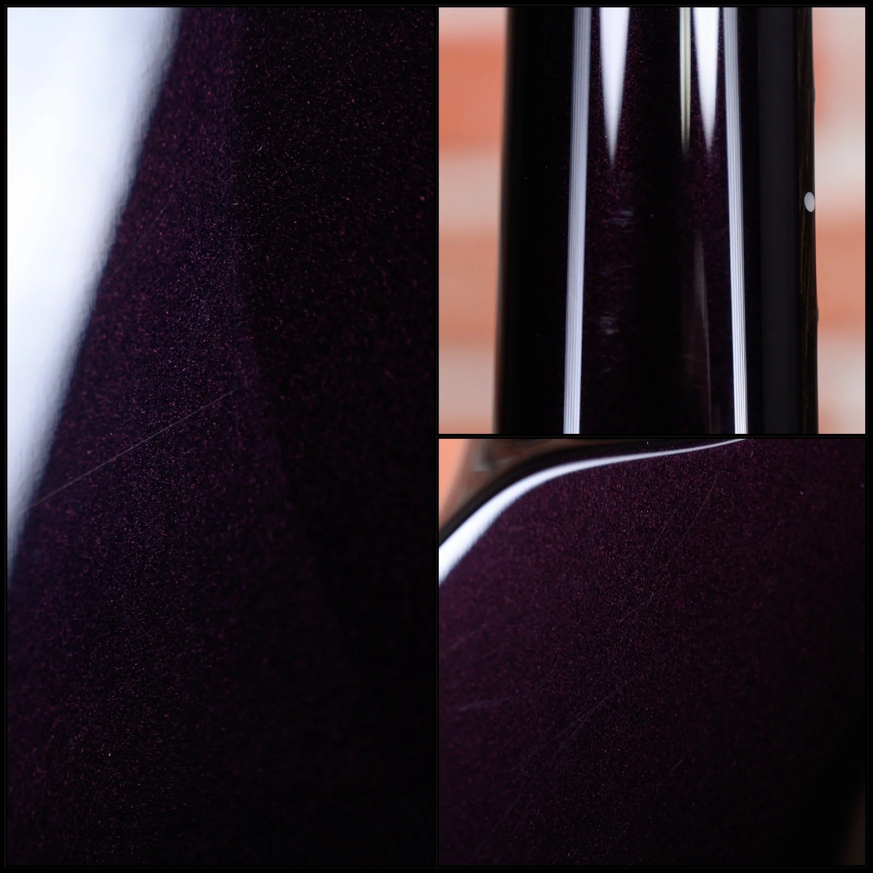 ESP Custom Shop CTM NT FM Horizon Flame Maple Top Indigo Purple 2024 w/OHSC