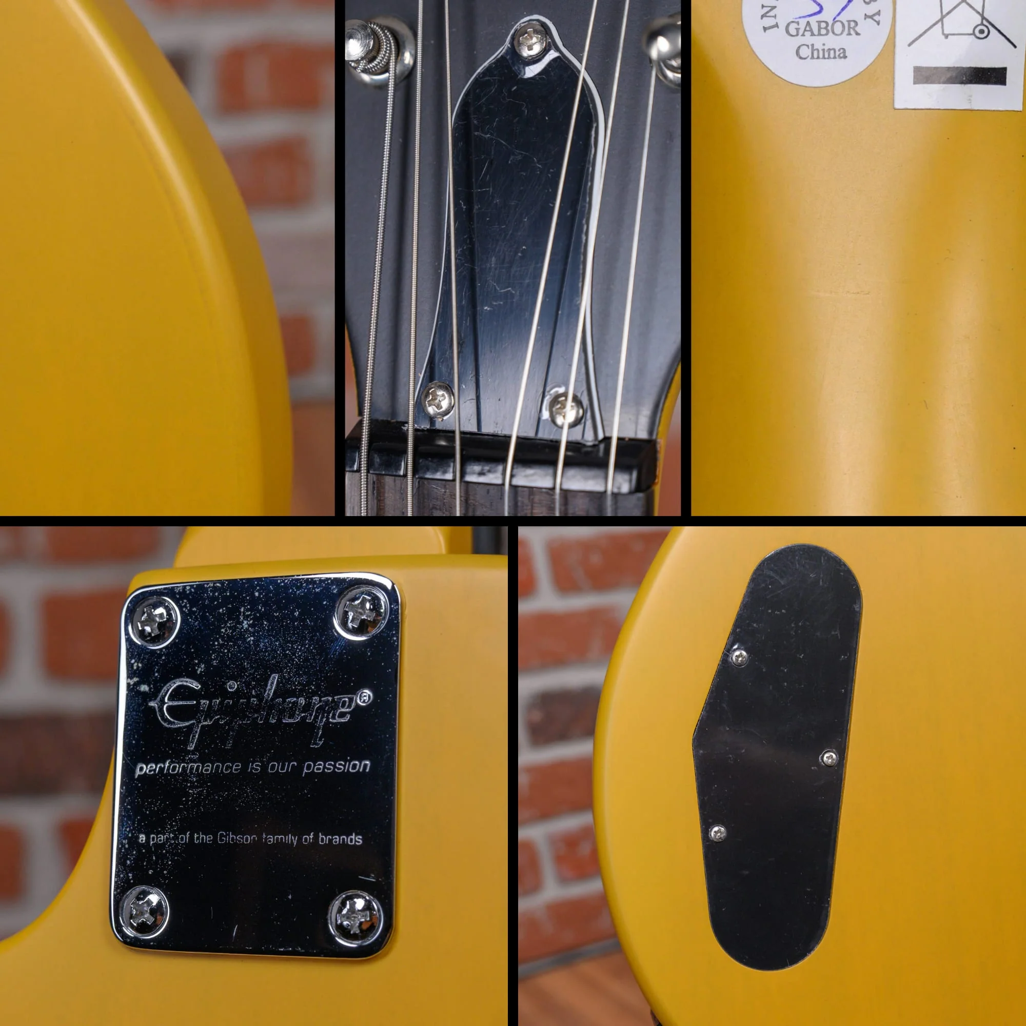 Epiphone Les Paul Special I TV Yellow 2012 w/Hard Shell Case