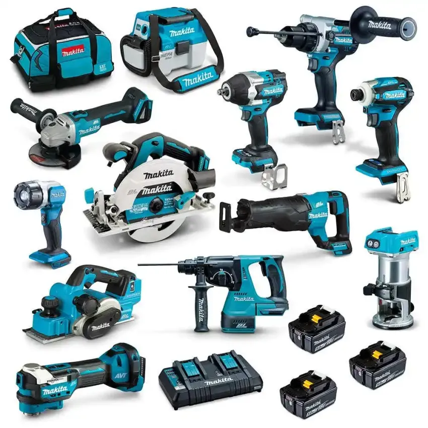 MAKITA 18V BRUSHLESS 12 PIECE 3 X 5.0AH COMBO KIT DLX1202TX1