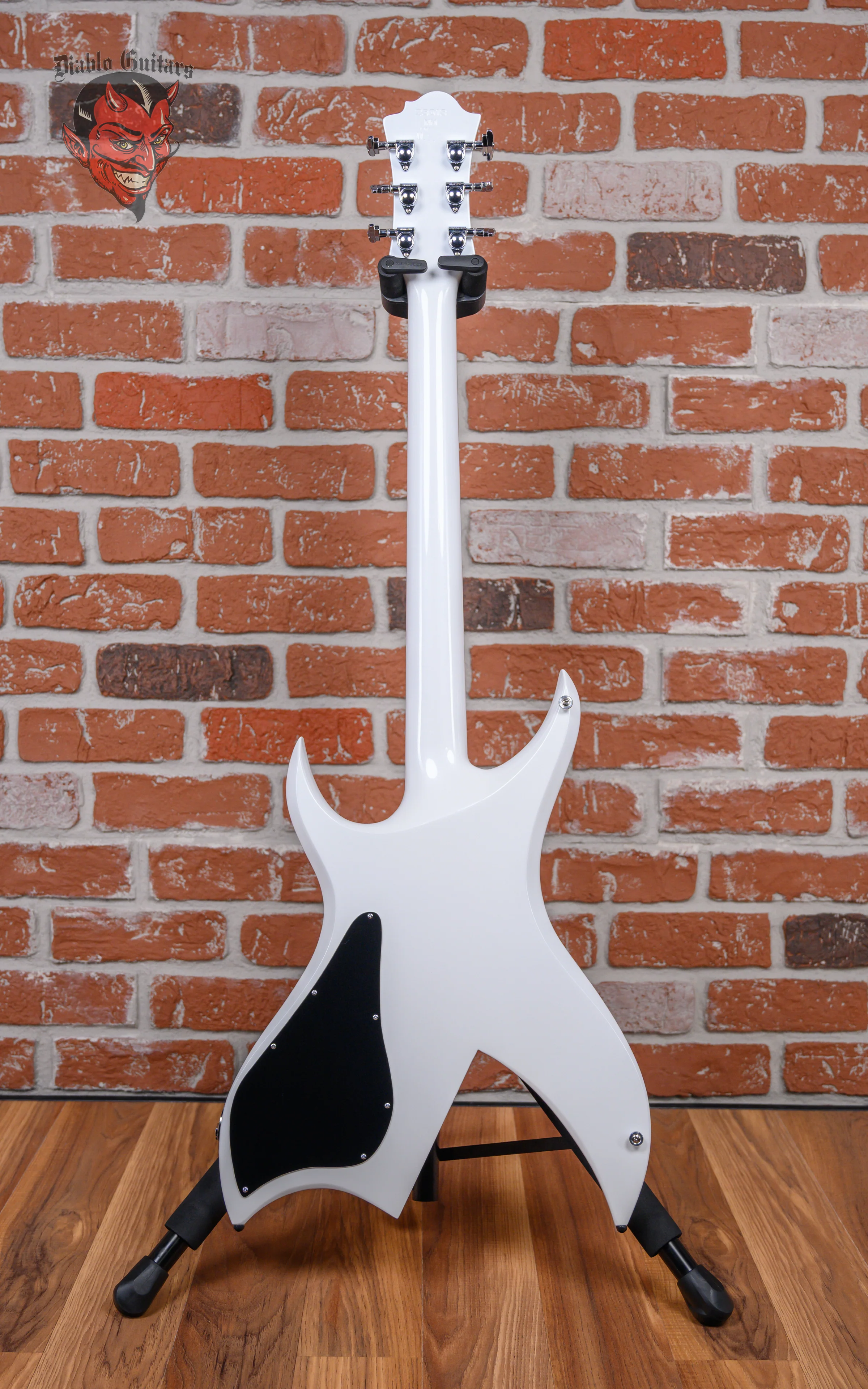 B.C. Rich USA Rich Bich Standard Glitter Rock White Built by Neal Moser in 2023 w/OHSC