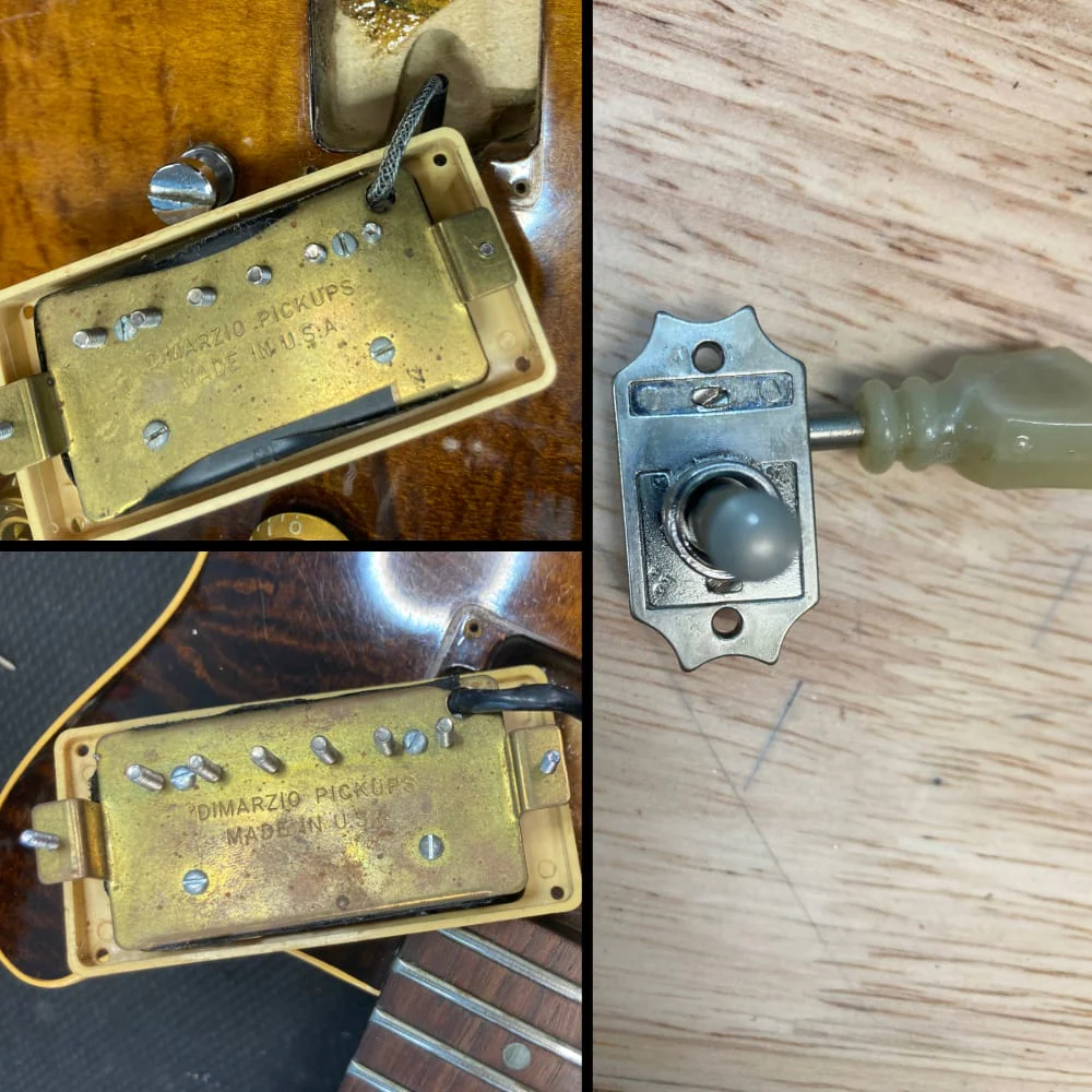 Epiphone USA Spirit Figured Maple Top Sunburst 1982 w/OHSC