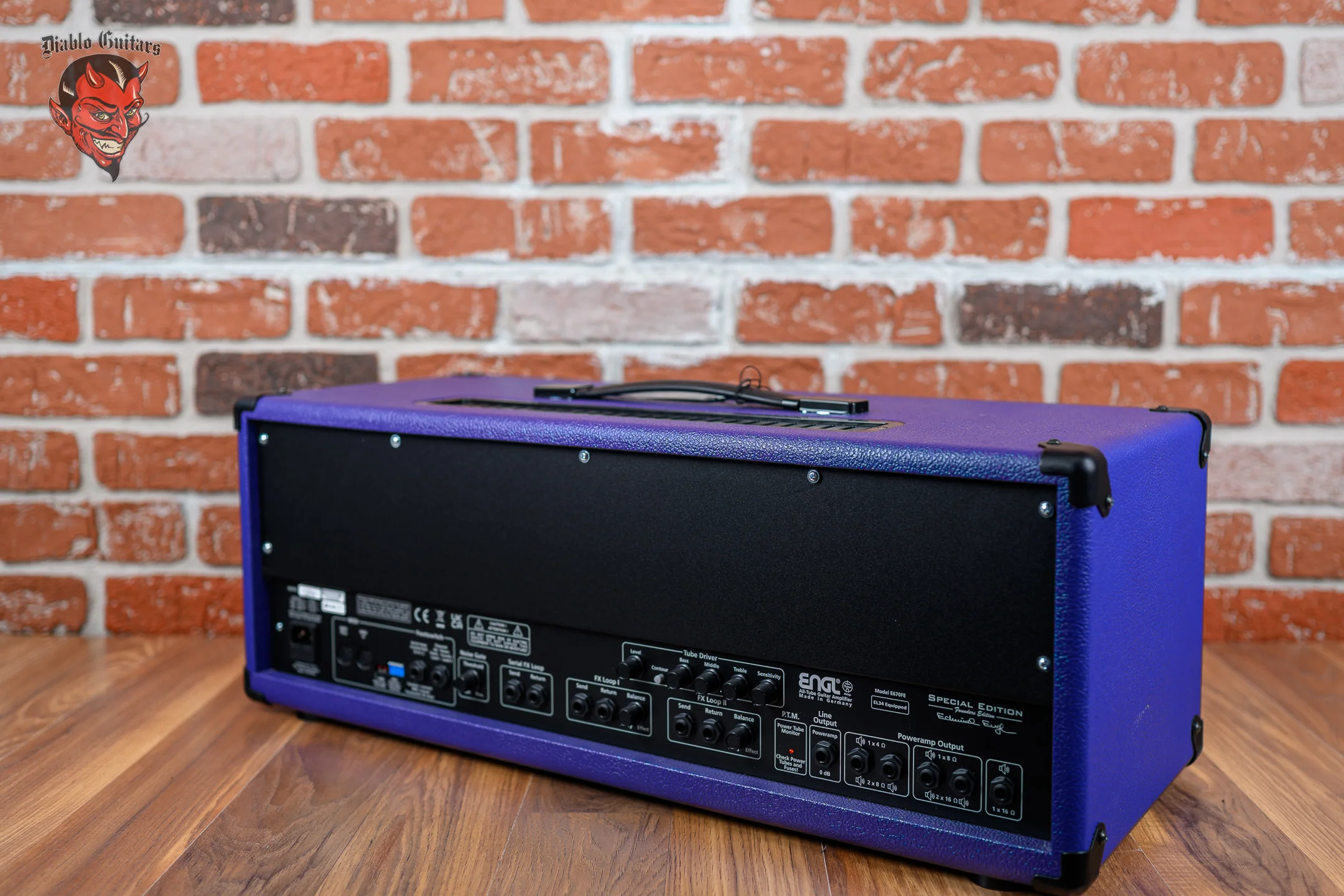 Engl Custom Shop Special Edition Founders Edition E670FE 5-Channel 100-watt all Tube Head with EL34 Tubes Purple Bronco