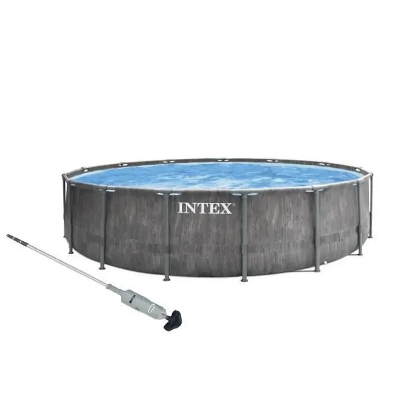 Kit piscine tubulaire baltik &oslash; 4,57 x 1,22m et Nettoyeur