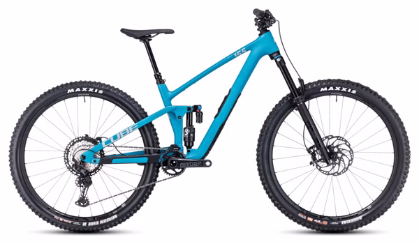 Cube Stereo One55 C:62 SLX Full Suspension MTB Shimano XT 12S 29'' Bondi Blue