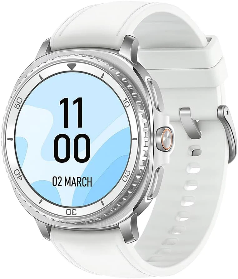 Samsung Galaxy Watch 8 Classic (2025) 46mm Bluetooth Smartwatch – White | Rotating Bezel, Sleep & Fitness Tracking, Energy Score, Quick Button