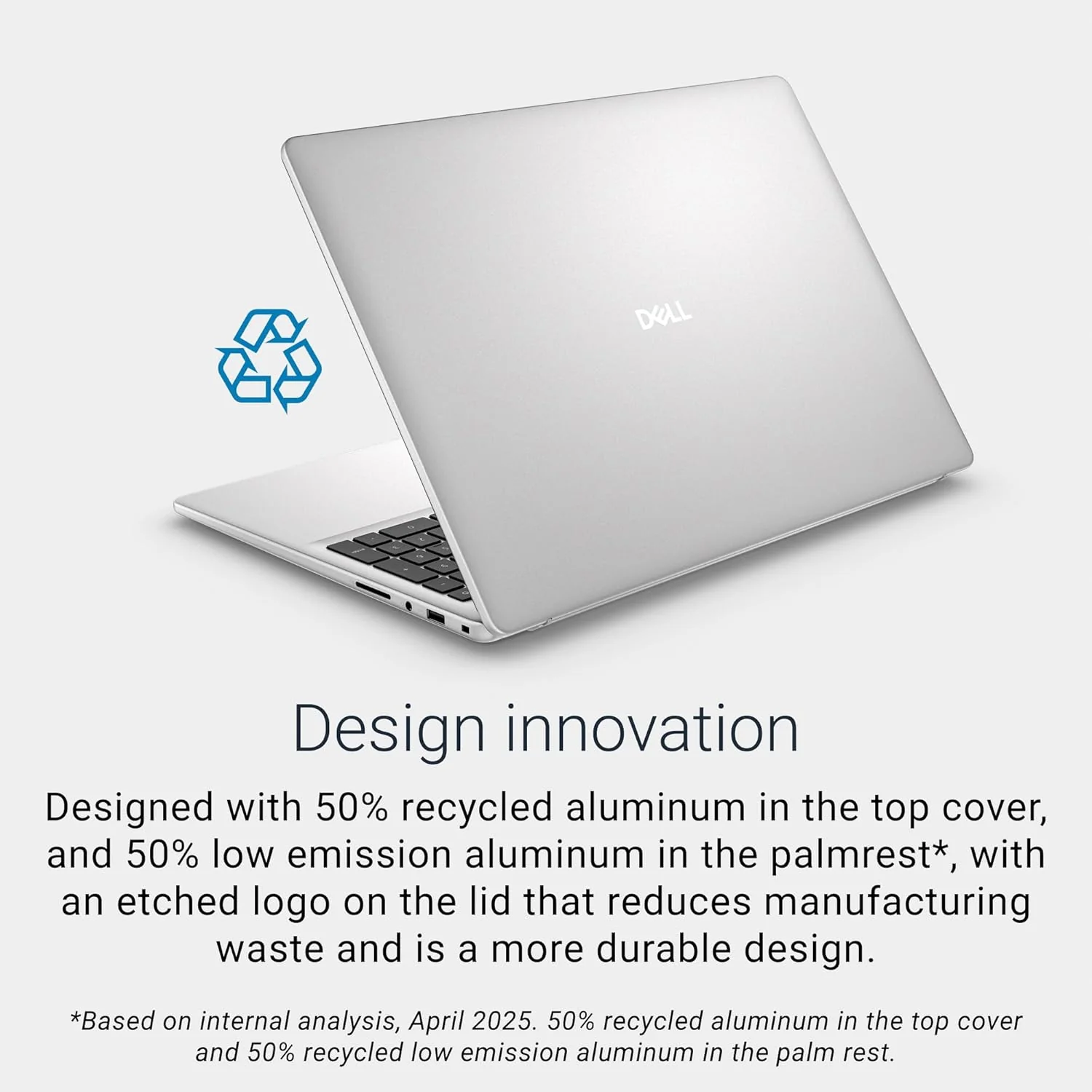 Dell 16 Laptop DC16251-16.0-inch 16:10 FHD+ Display, Intel Core 7 150U, 16GB DDR5 RAM, 1TB SSD, Intel Graphics, Windows 11 Home, Onsite Service - Platinum Silver