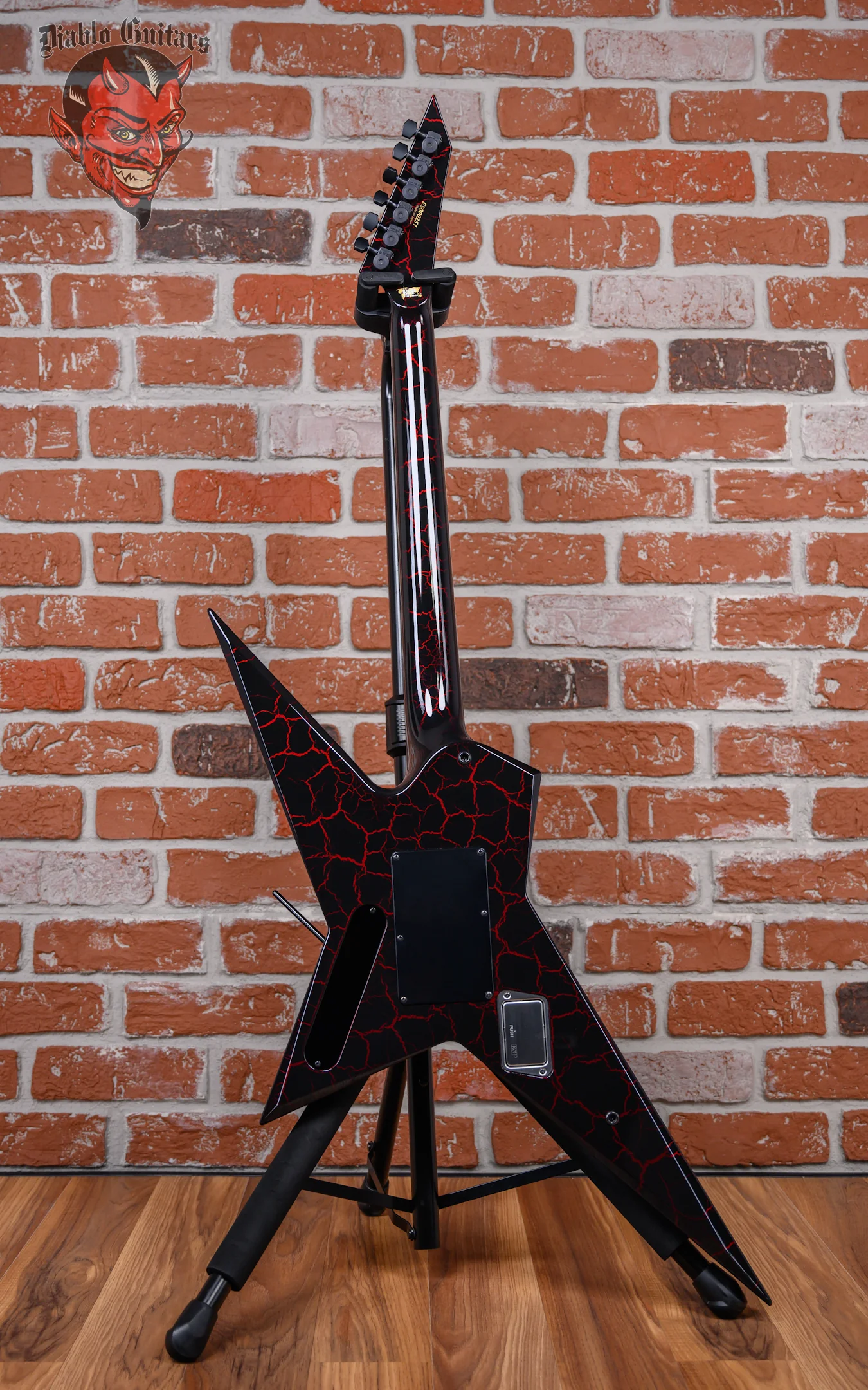 ESP Custom Shop Sammy Duet Random Star Signature Model Metallic Candy Apple Red Crackle Under Pearl Black 2025 w/OHSC