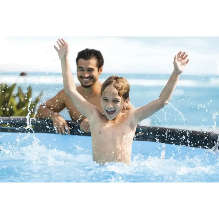 Kit piscine tubulaire baltik &oslash; 4,57 x 1,22m et Nettoyeur