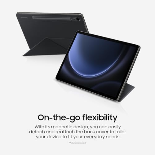 Samsung Galaxy Tab S9 FE+ Plus 12.4” 256GB Android Tablet, Long Battery Life, Powerful Processor, S Pen, 8MP Camera, Lightweight Durable Design, Expandable Storage,2023, Gray