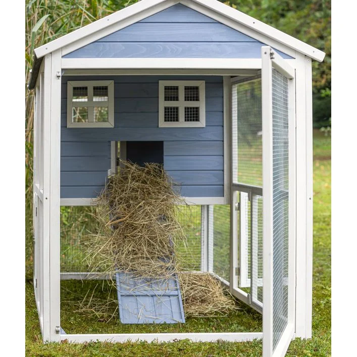 Dehner Lieblinge XXL Nagerheim Funny Flocke, hellblau, ca. B170/H120/T99 cm