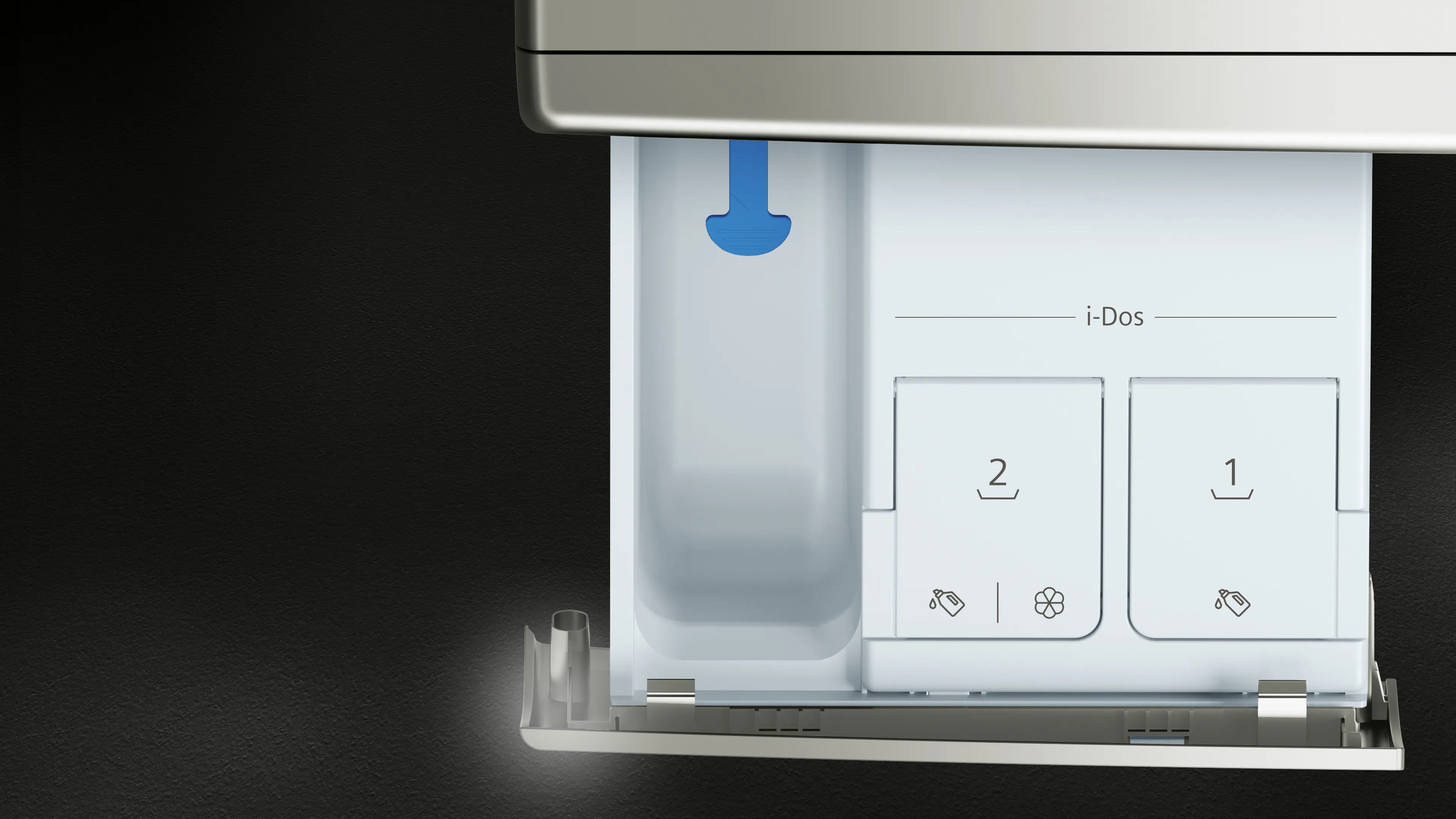 SIEMENS WG56B2ATGB IQ700 Washing machine, front loader 10 kg , Silver inox
