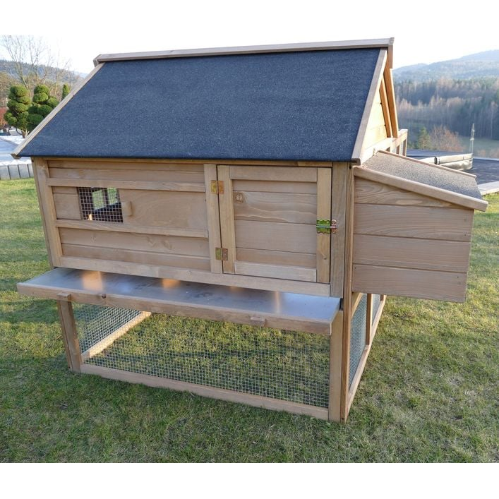 Dehner Lieblinge Hühnerstall Mondalay, hellbraun, ca. B203/H122/T153 cm