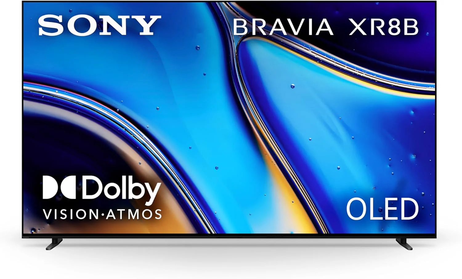 Sony 65 Inch OLED 4K Ultra HD TV BRAVIA XR8B Smart Google TV with Dolby Vision HDR and Exclusive Features for PlayStation® 5 (K-65XR8B), 2025 Model