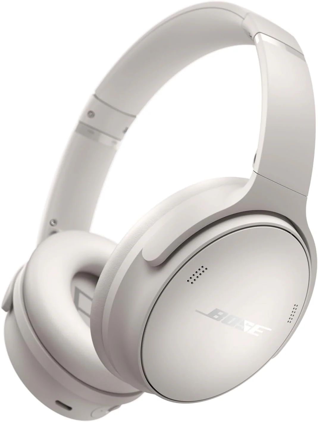 Bose QuietComfort Headphones - Wireless Bluetooth Headphones, Active Over Ear Noise Cancelling and Mic, USB-C Charging, Deep Bass, Up to 24 Hours of Playtime, Black
