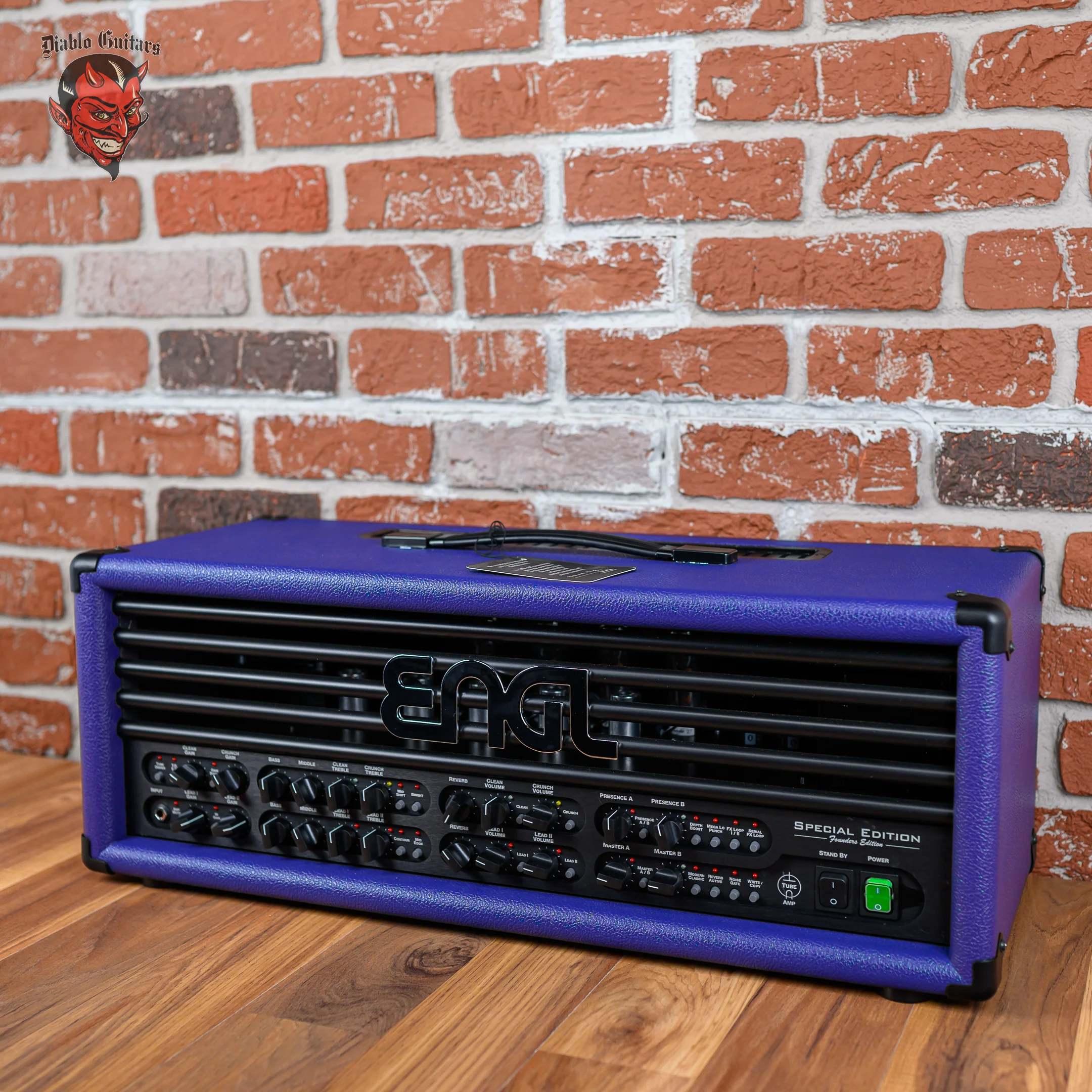 Engl Custom Shop Special Edition Founders Edition E670FE 5-Channel 100-watt all Tube Head with EL34 Tubes Purple Bronco