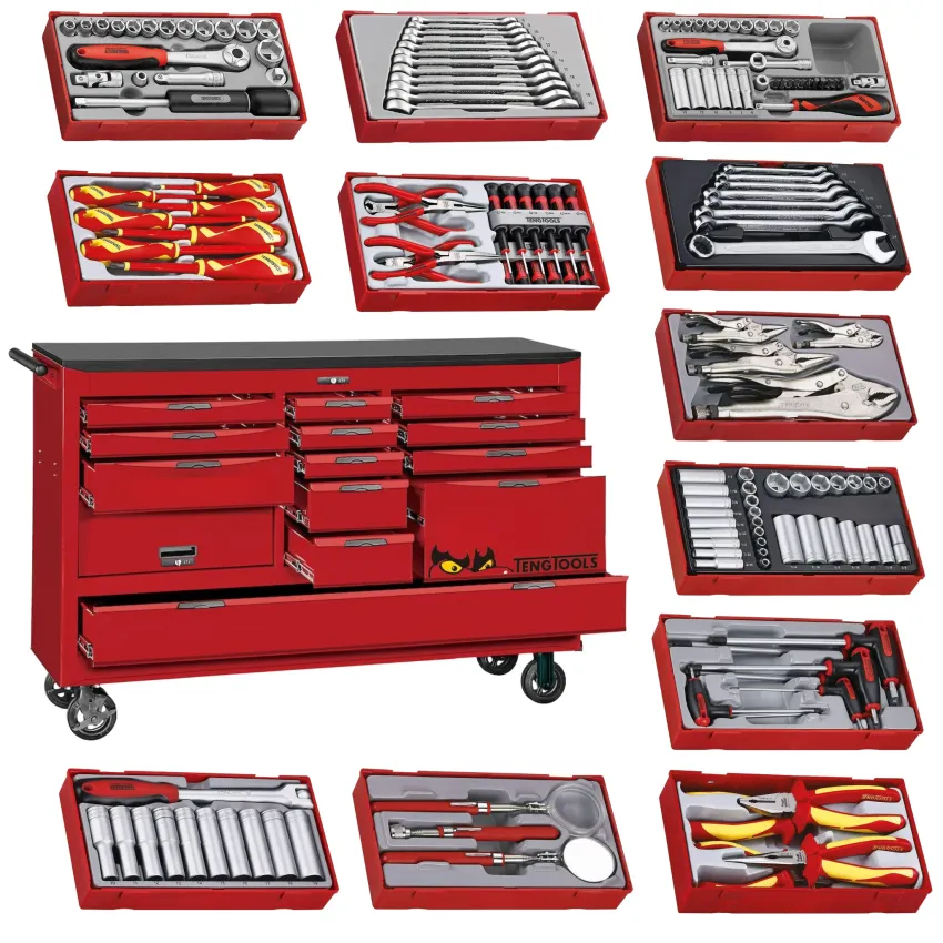 Teng Tools 1014-piece 67-inch wide roller cabinet tool set - TCMM1014MM