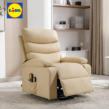 ASTAN HOGAR Relaxation Chair with Self-Help Function (Lifts People), Electric Reclining, Massage and Thermotherapy