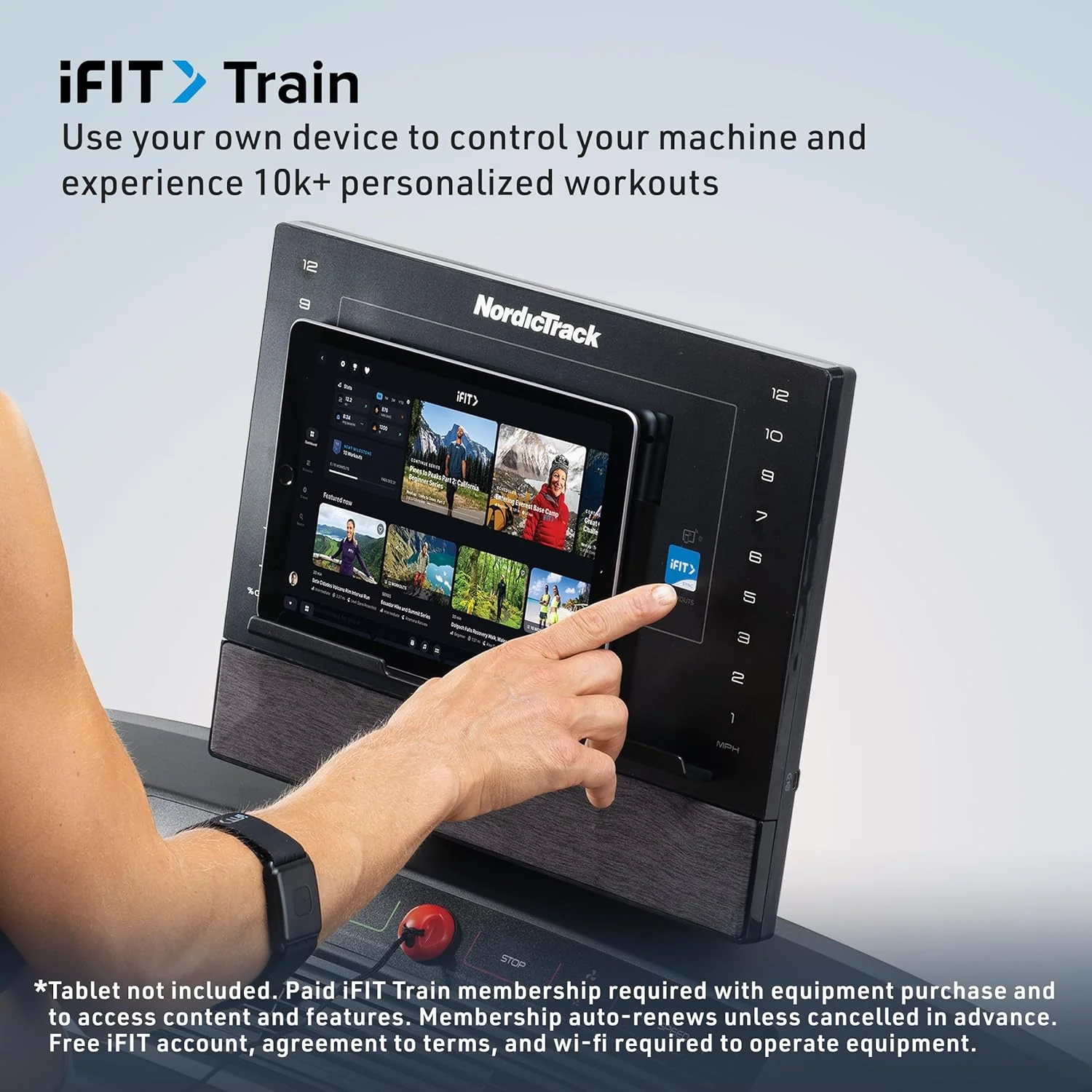 NordicTrack Commercial Series: Premium Foldable Treadmills, Incline & Decline, iFIT Membership Required to Access iFIT Content & Features