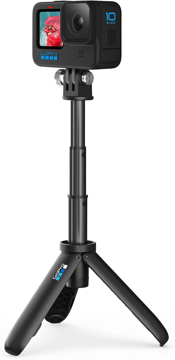 GoPro Shorty Mini Extension Pole Tripod (All GoPro Cameras) - Official GoPro Mount, Black, 2.8 cm*3.2 cm*11.7 cm