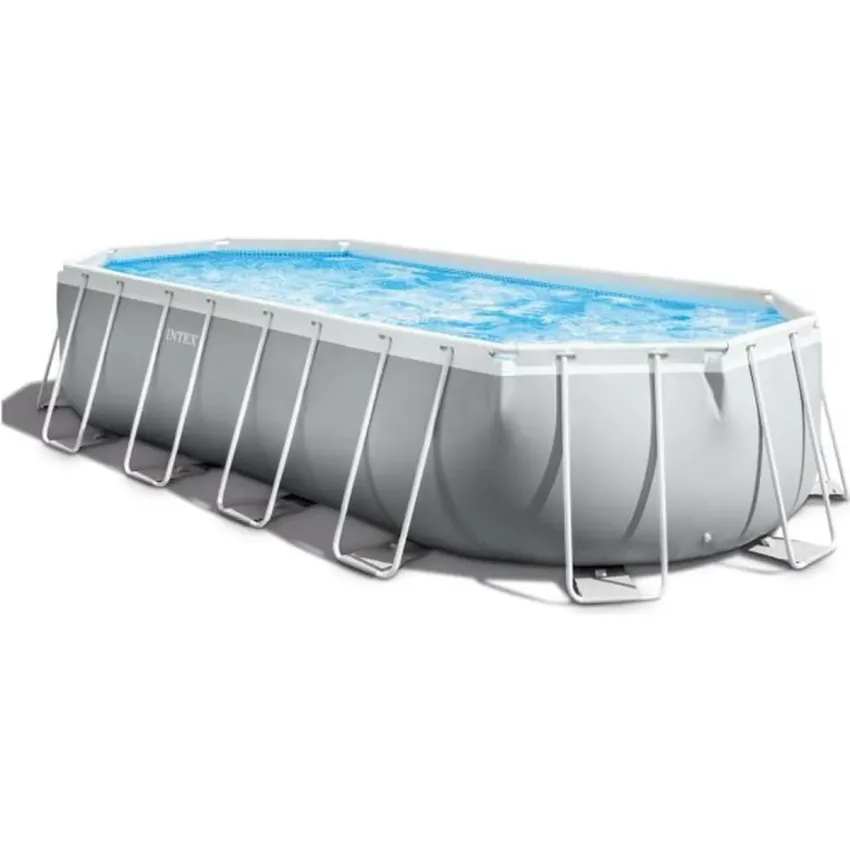 Kit piscine prism frame ovale tubulaire 6,10 x 3,05 x 1,22m et Nettoyeur