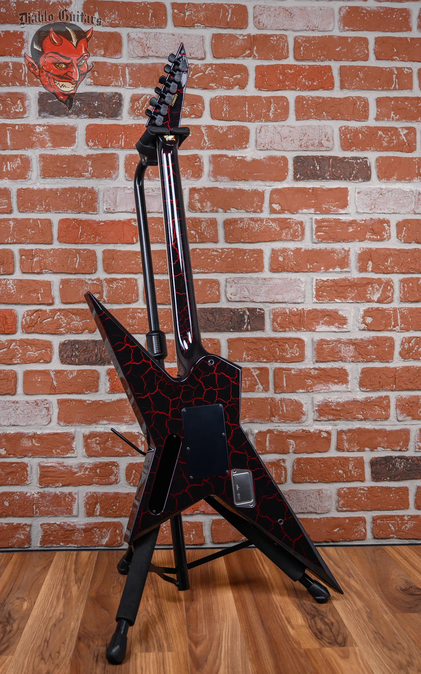 ESP Custom Shop Sammy Duet Random Star Signature Model Metallic Candy Apple Red Crackle Under Pearl Black 2025 w/OHSC
