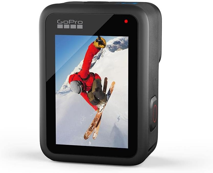 GoPro HERO10 Black - Waterproof Action Camera with Front LCD and Touch Rear Screens, 5.3K60 Ultra HD Video, 23MP Photos, 1080p Live Streaming, Webcam, Stabilization