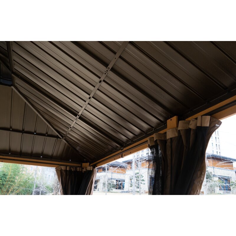 Dahlin 12 Ft. W x 10 Ft. D Aluminum Patio Gazebo