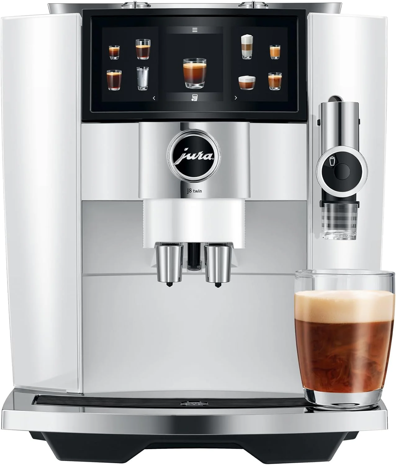 Jura J8 twin Diamond Black 15658 Automatic Coffee Machine