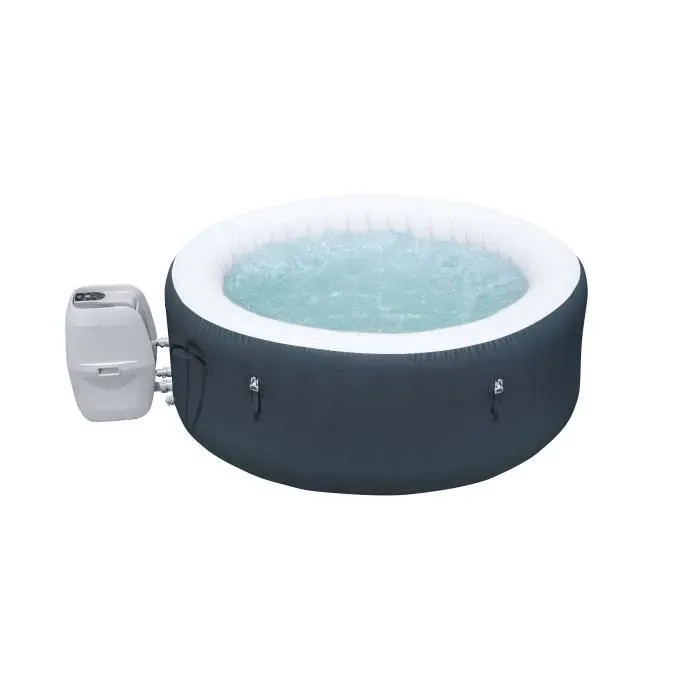 Spa gonflable BESTWAY - Lay-Z-Spa™ BAJA - 175 x 66 cm - 2 à 4 places - Rond (Avec couverture, pompe, cartouche et diffuseur)