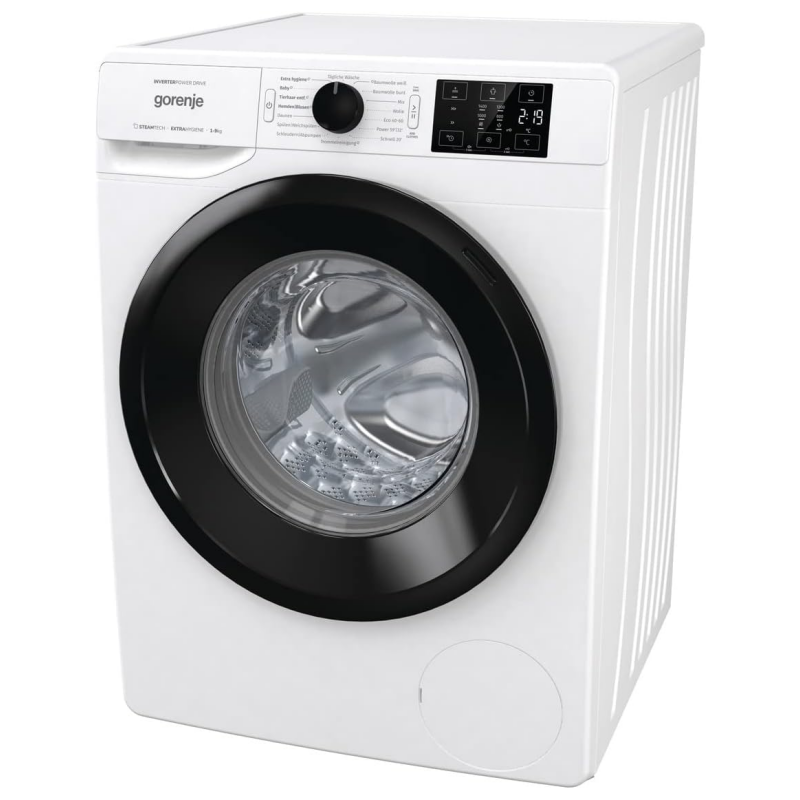 Gorenje Washing Machine with Steam Function / Inverter PowerDrive Motor / Stainless Steel Drum