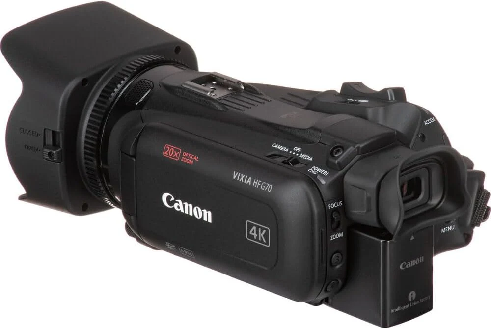 Canon VIXIA HF G70 4K Camcorder – UHD Video Camera with 20x Optical Zoom, 1/2.3