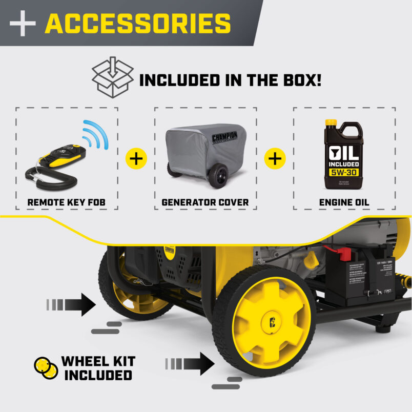 9000W Wireless Start Generator with CO Shield®