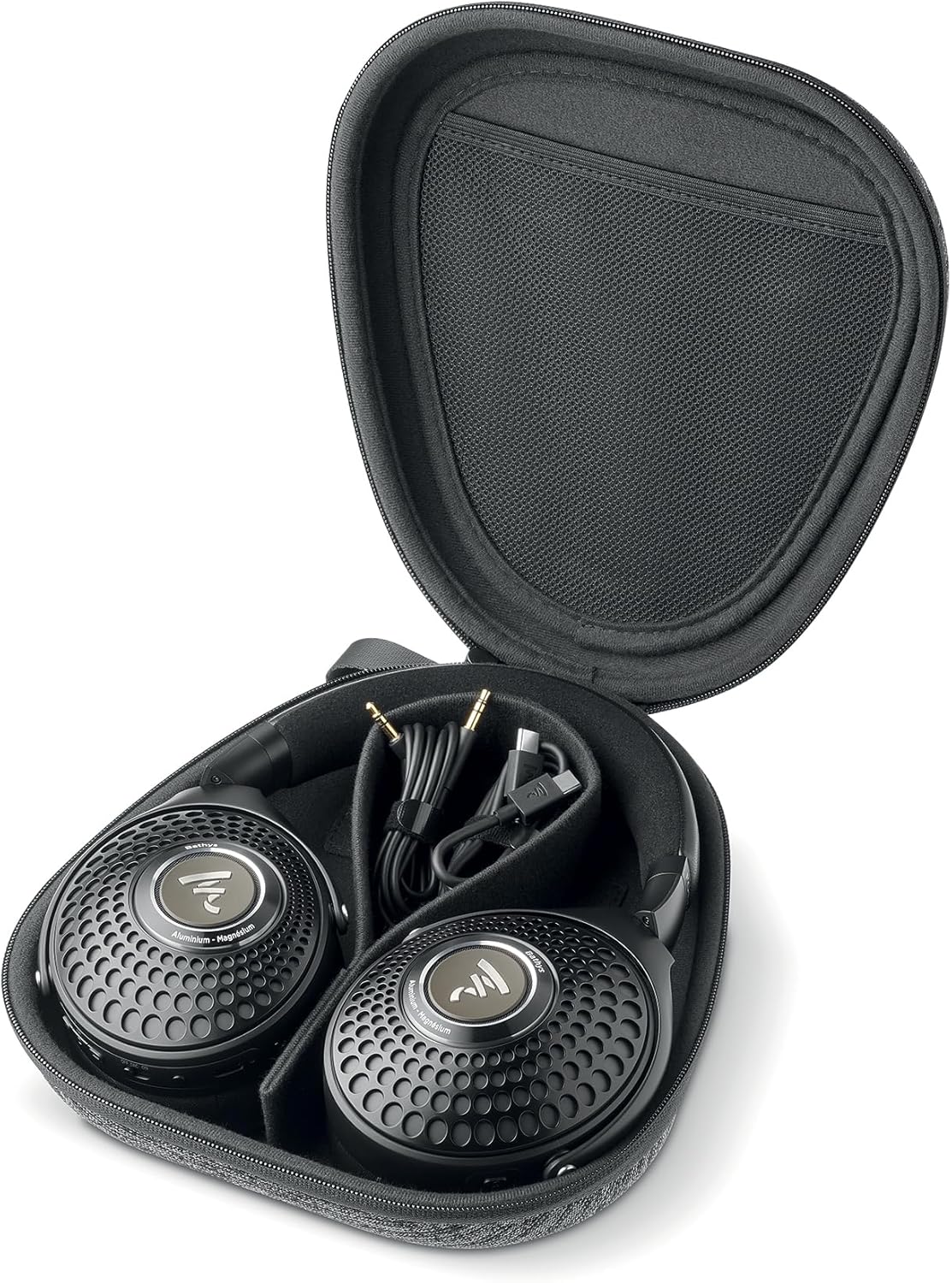 Focal Bathys Wireless Bluetooth Headphones, Active Noise Cancellation, Deep Black, Over-Ear, Closed-Back