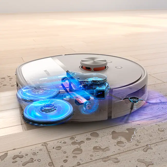 Philips XU6500/82 6000 Series R6 Slim Auto Wash Robot Vacuum